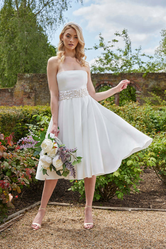 Lysandra Wedding Dress, a masterpiece meticulously crafted for your special day.