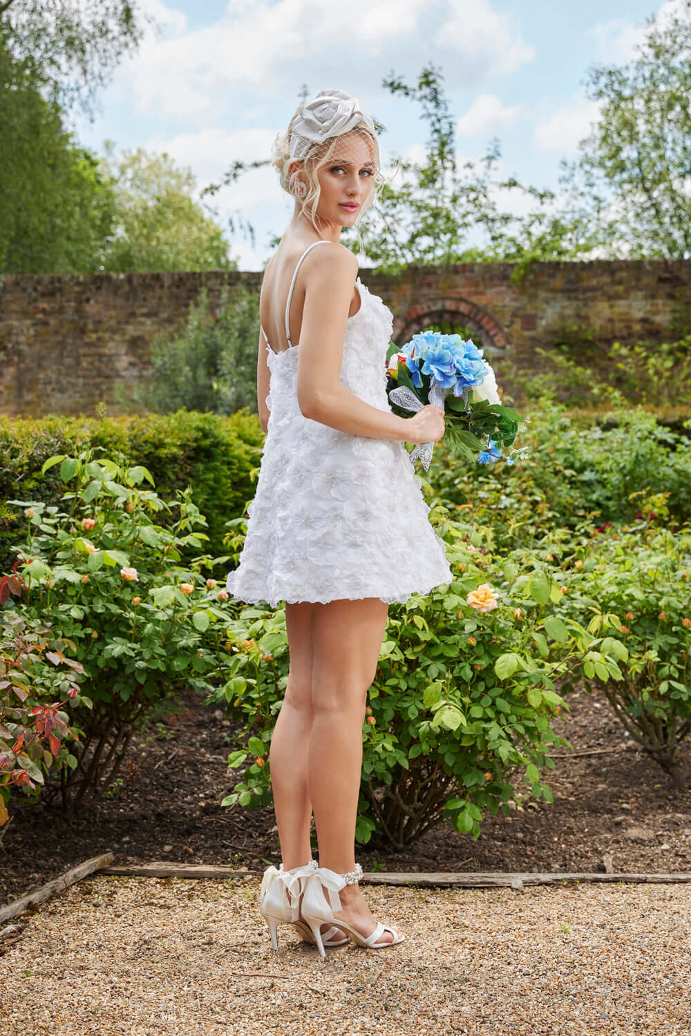 Elegant Osiria Mini Wedding Dress