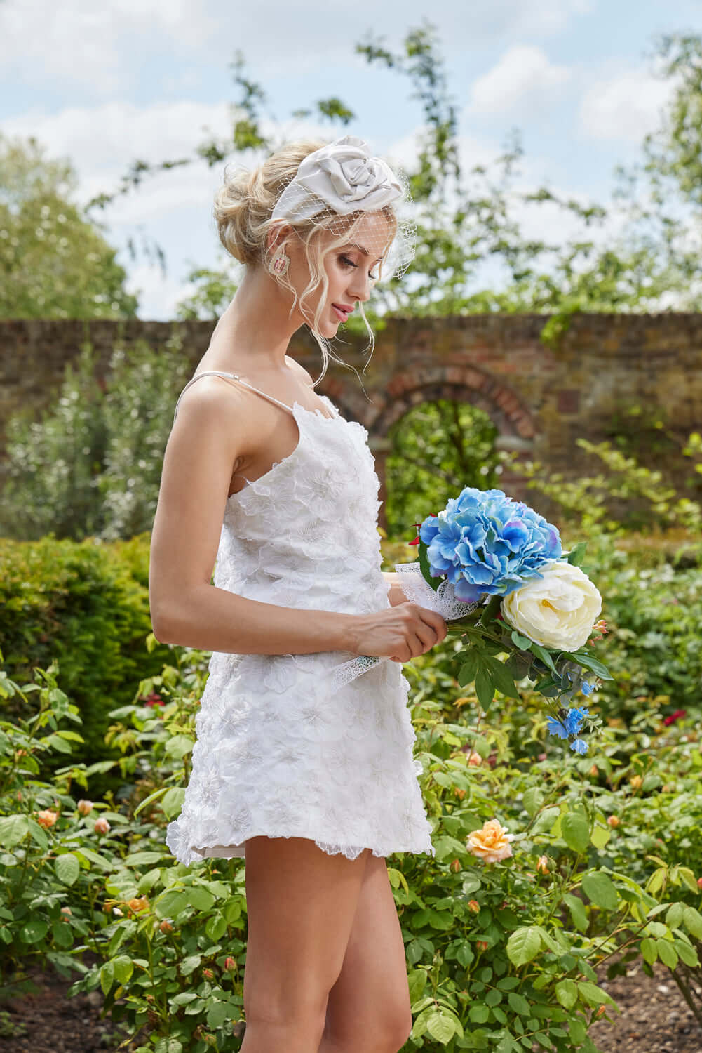 Elegant Osiria Mini Wedding Dress