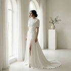 Daneriss Wedding Set with Sequined Cape Handcrafted - Made to Order