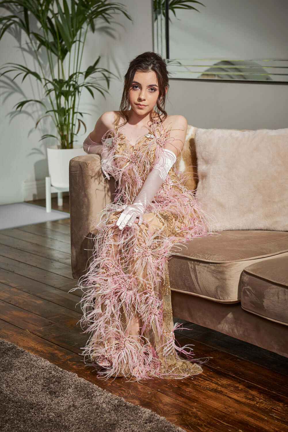 Gwyneth Ball Gown offers a dazzling aesthetic that will catch all eyes