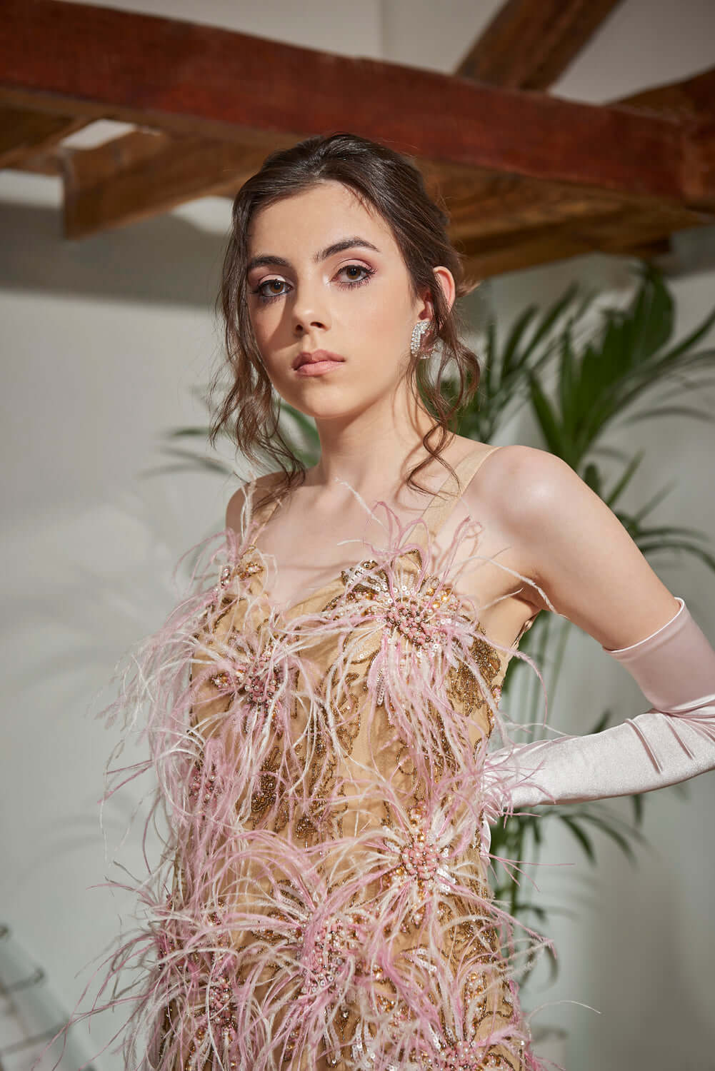 Transform your next event into a moment of luxury with the exquisite Gwyneth Ball Gown.