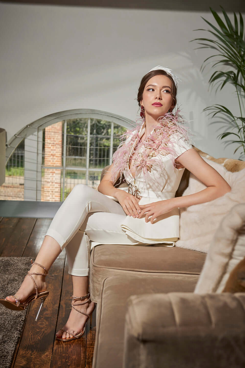 Eoss Bridal Pencil Trousers