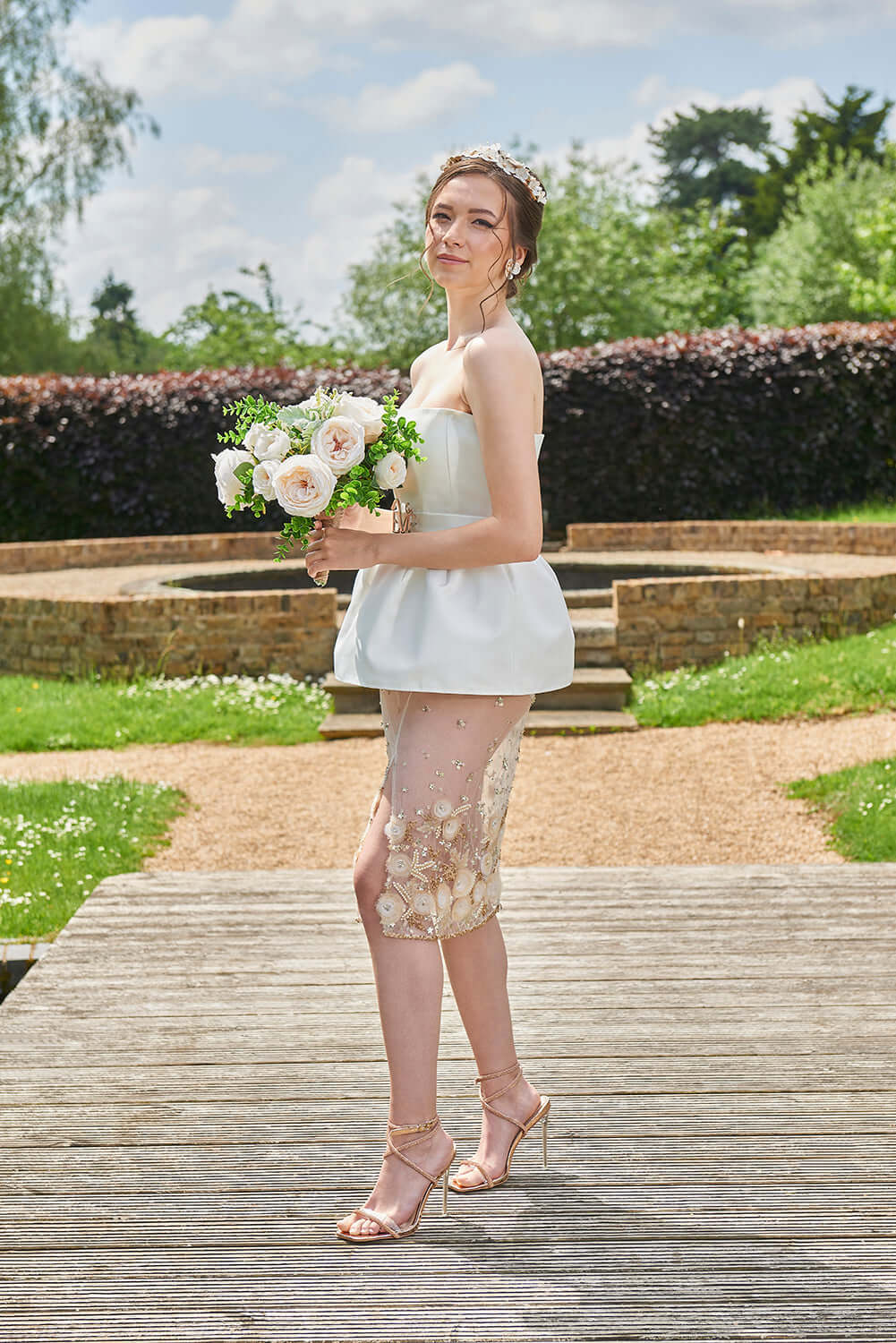 Anabeth Embroidered Bridal Skirt London 