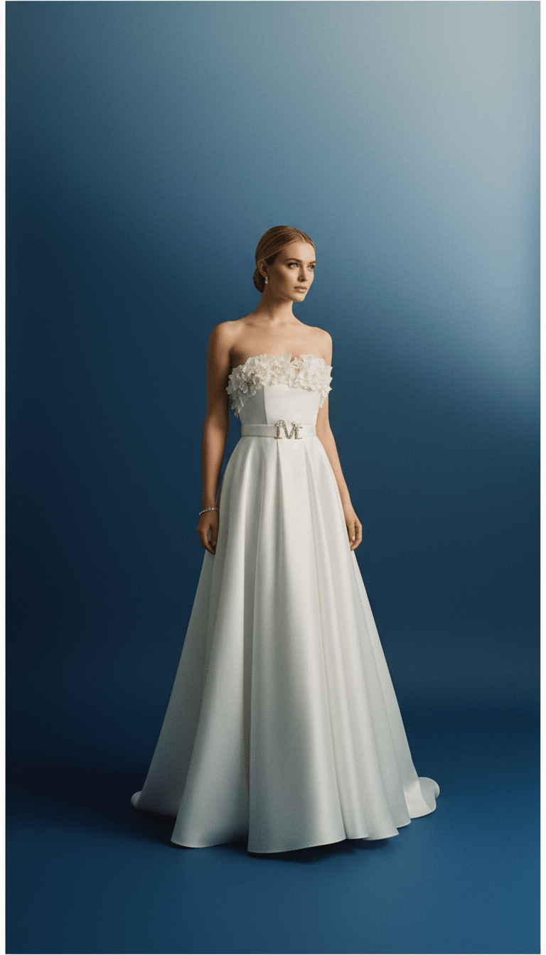 Rhea Wedding Dress with side Pockets - Made to Order